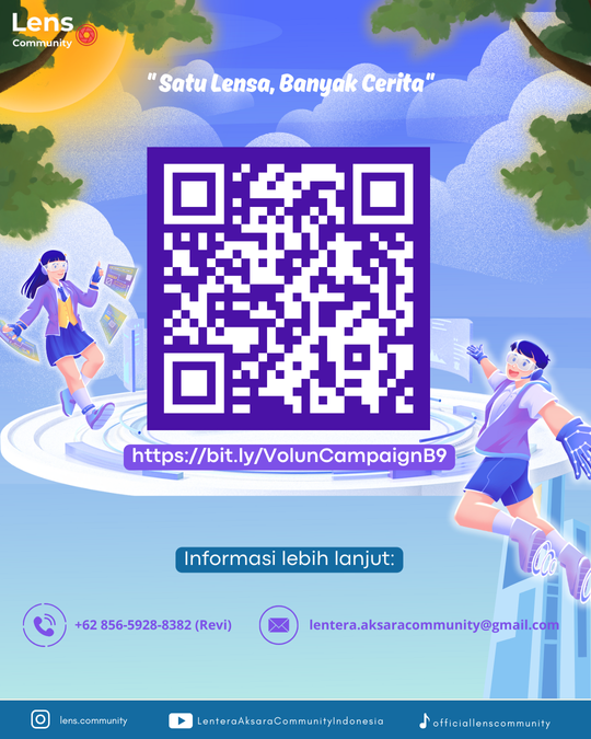 Galeri aktivitas OPREC VOLUNTEER CAMPAIGN LENS COMMUNITY  BACTH 9 ke-5