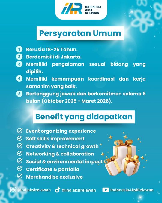 Galeri aktivitas OPREC VOLUNTEER EVENT ORGANIZER  ke-4